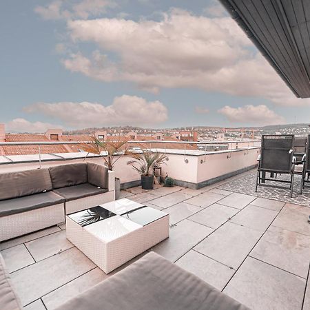 Luxurious Penthouse Daire Stuttgart Dış mekan fotoğraf