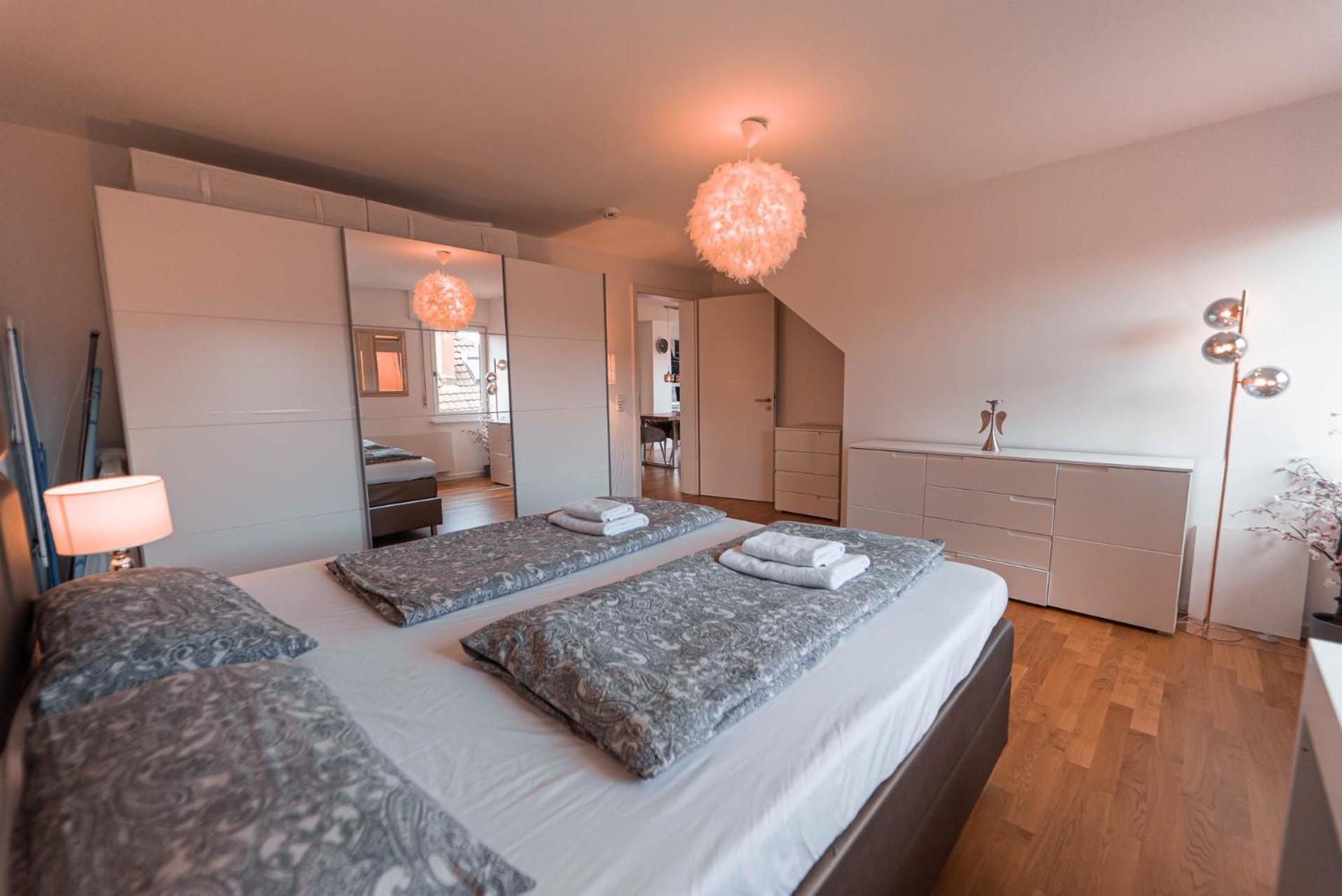 Luxurious Penthouse Daire Stuttgart Dış mekan fotoğraf